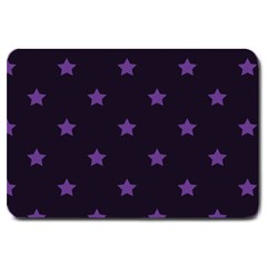 Stars Pattern Large Doormat  by Valentinaart