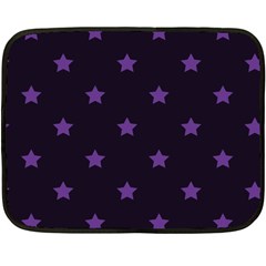 Stars Pattern Fleece Blanket (mini) by Valentinaart