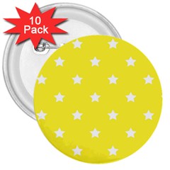 Stars Pattern 3  Buttons (10 Pack)  by Valentinaart