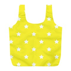 Stars Pattern Full Print Recycle Bags (l)  by Valentinaart