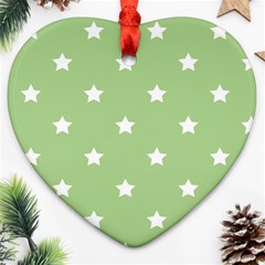 Stars Pattern Ornament (heart) by Valentinaart