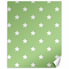 Stars Pattern Canvas 11  X 14   by Valentinaart