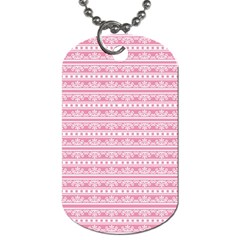 Pattern Dog Tag (one Side) by Valentinaart