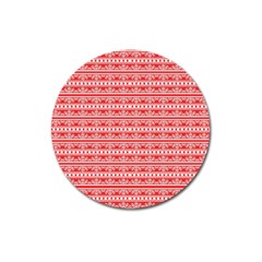 Pattern Magnet 3  (round) by Valentinaart