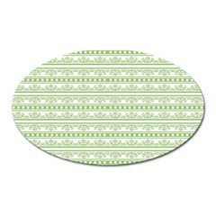 Pattern Oval Magnet by Valentinaart