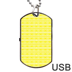 Pattern Dog Tag Usb Flash (two Sides)