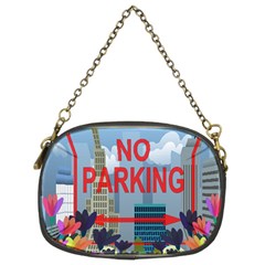 No Parking  Chain Purses (two Sides)  by Valentinaart