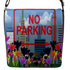 No Parking  Flap Messenger Bag (s) by Valentinaart