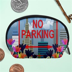 No Parking  Accessory Pouches (large)  by Valentinaart