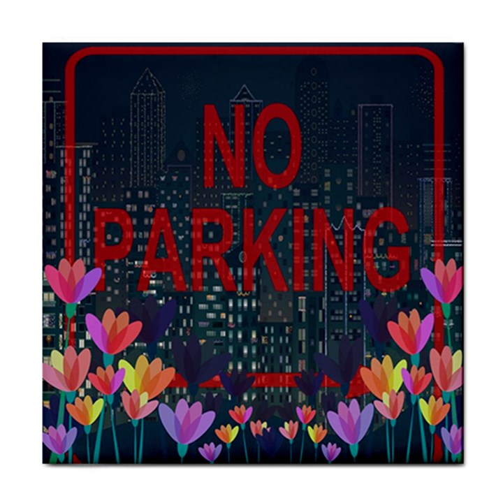 No parking  Tile Coasters