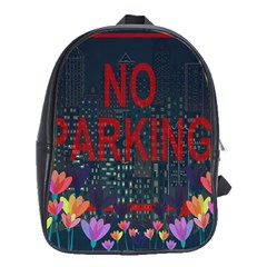 No Parking  School Bags(large)  by Valentinaart