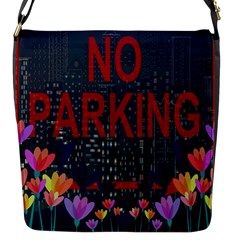 No Parking  Flap Messenger Bag (s) by Valentinaart