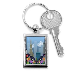 Urban Nature Key Chains (rectangle)  by Valentinaart