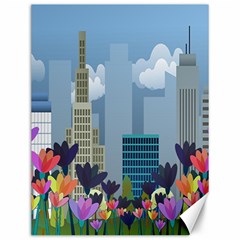 Urban Nature Canvas 12  X 16   by Valentinaart