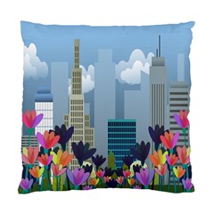 Urban Nature Standard Cushion Case (two Sides) by Valentinaart