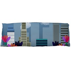 Urban Nature Body Pillow Case (dakimakura) by Valentinaart