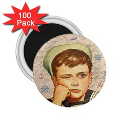 Little Sailor  2 25  Magnets (100 Pack)  by Valentinaart