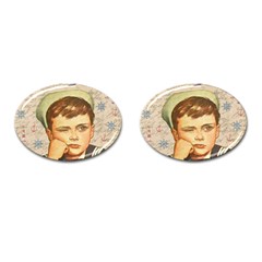 Little Sailor  Cufflinks (oval) by Valentinaart