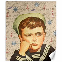 Little Sailor  Canvas 8  X 10  by Valentinaart