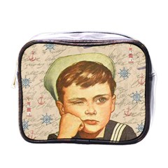 Little Sailor  Mini Toiletries Bags by Valentinaart