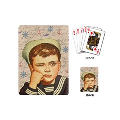 Little Sailor  Playing Cards (mini)  by Valentinaart