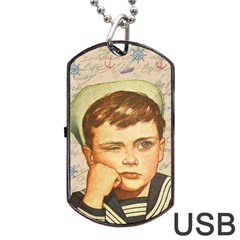 Little Sailor  Dog Tag Usb Flash (two Sides)