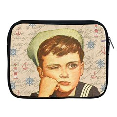 Little Sailor  Apple Ipad 2/3/4 Zipper Cases by Valentinaart