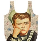 Little sailor  Full Print Recycle Bags (L)  Front