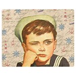 Little sailor  Double Sided Flano Blanket (Medium)  60 x50  Blanket Front