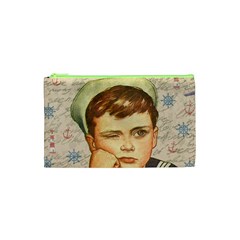 Little Sailor  Cosmetic Bag (xs) by Valentinaart