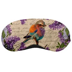 Vintage Bird And Lilac Sleeping Masks by Valentinaart