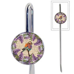 Vintage bird and lilac Book Mark