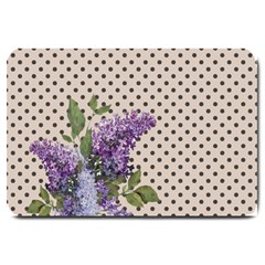 Vintage Lilac Large Doormat  by Valentinaart