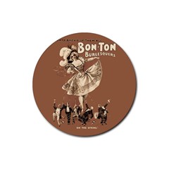 Bon-ton Rubber Coaster (round)  by Valentinaart