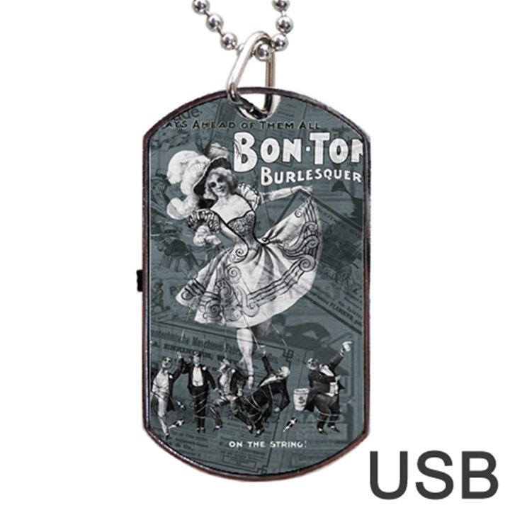 Bon-ton Dog Tag USB Flash (One Side)