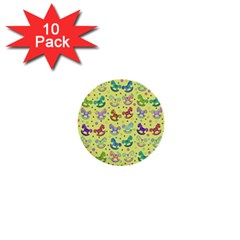 Toys Pattern 1  Mini Buttons (10 Pack)  by Valentinaart