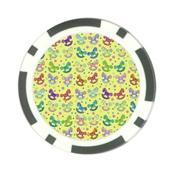 Toys Pattern Poker Chip Card Guard by Valentinaart