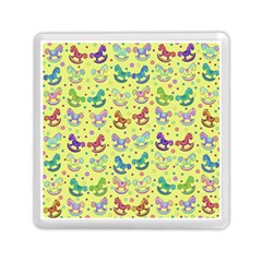 Toys Pattern Memory Card Reader (square)  by Valentinaart