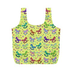 Toys Pattern Full Print Recycle Bags (m)  by Valentinaart