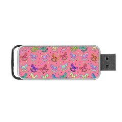 Toys Pattern Portable Usb Flash (two Sides) by Valentinaart