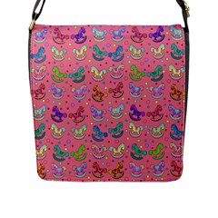 Toys Pattern Flap Messenger Bag (l)  by Valentinaart