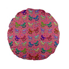 Toys Pattern Standard 15  Premium Flano Round Cushions by Valentinaart