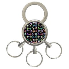 Toys Pattern 3-ring Key Chains by Valentinaart