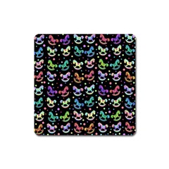 Toys Pattern Square Magnet by Valentinaart