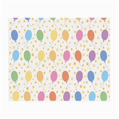 Balloon Star Rainbow Small Glasses Cloth by Mariart