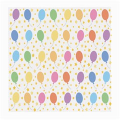 Balloon Star Rainbow Medium Glasses Cloth (2-side) by Mariart