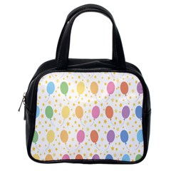 Balloon Star Rainbow Classic Handbags (one Side) by Mariart