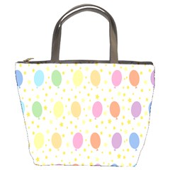 Balloon Star Rainbow Bucket Bags by Mariart