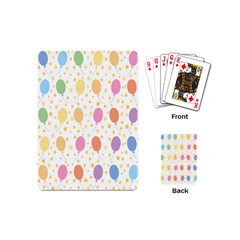 Balloon Star Rainbow Playing Cards (mini) 