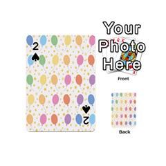 Balloon Star Rainbow Playing Cards 54 (mini)  by Mariart